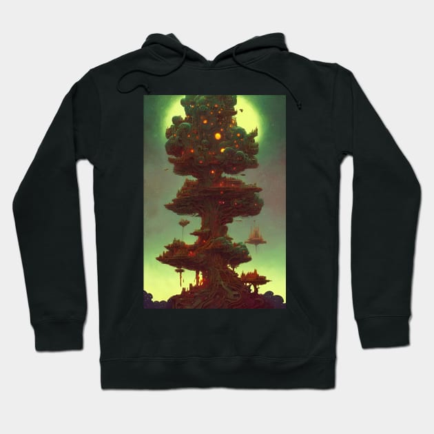 Home in the Old Growth Forest Hoodie by EsoteraArt